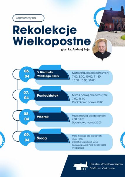 Rekolekcje Wielkopostne dla dorosłych