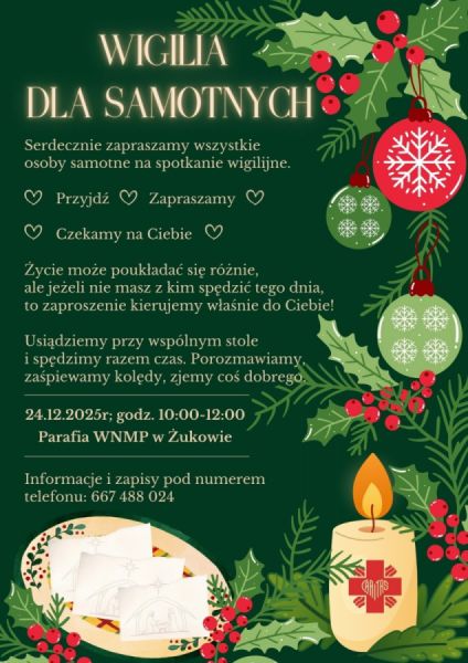 Wigilia dla samotnych 2025