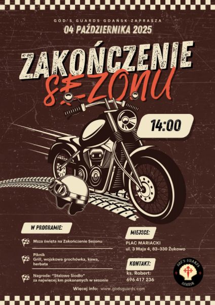 Msza dziękczynna na zakończenie sezonu motocyklowego